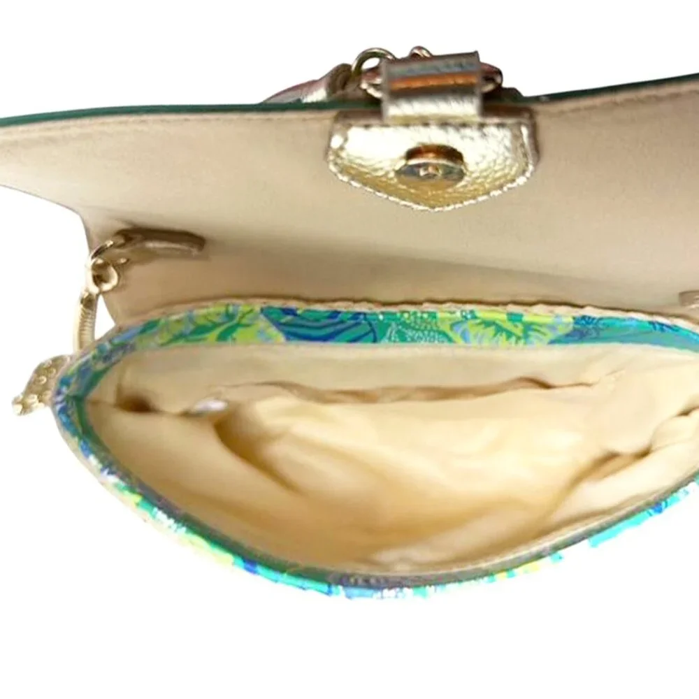 LILLY PULITZER Straw Convertible Chain Strap Crossbody Bag - Picture 10 of 10